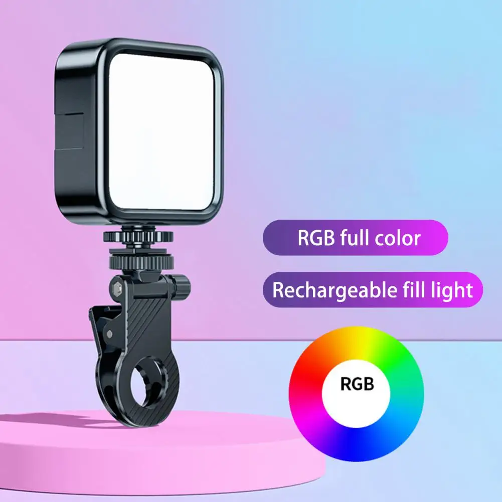 Professional Fill Light Portable Rechargeable Led Fill Light for Photography Selfies with High Color Rendering Multiple Light