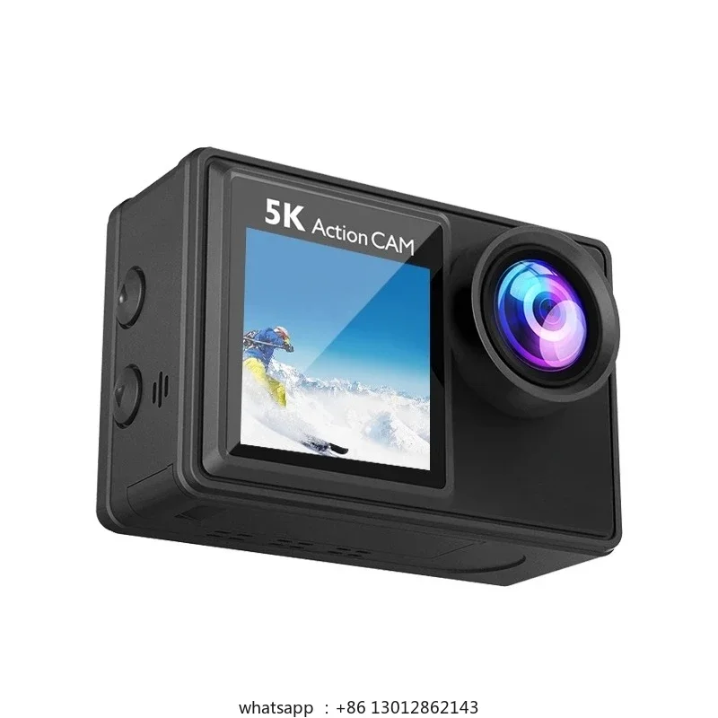 

5K sports camera, motorcycle riding recorder high definition anti-shake diving 360 panoramic helmet camera