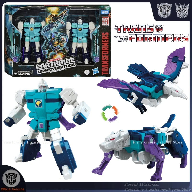 

In Stock Transformer G Series WFC-E30 Pounce & Wingspan‌ G1 Movie Cartoon Action Figure Anime Movable Robot Popular Toys Gifts
