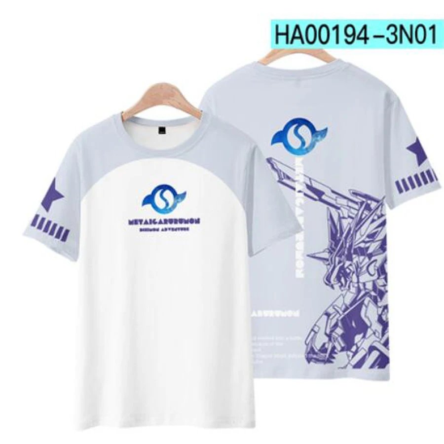 2023 Digimon Adventure 3d T-Shirt Vrouwen Mannen Jongens Meisjes Kinderen Zomer Anime T-Shirt Met Korte Mouwen Oversized Grafische T-Shirts Cosplay