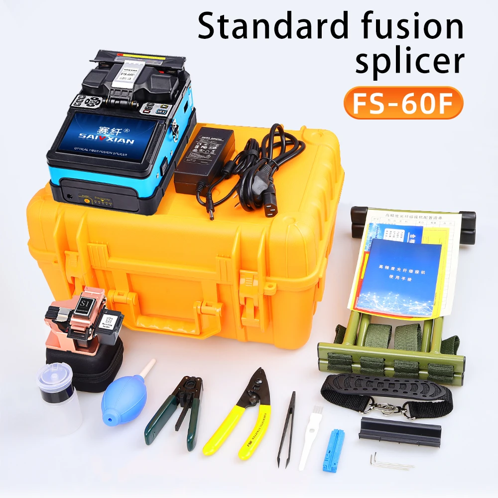 FS-60F Fully Automatic Fiber Optic Welding Splicing Machine Fiber Optic Fusion Splicer Fiber Optic Splicing Machine