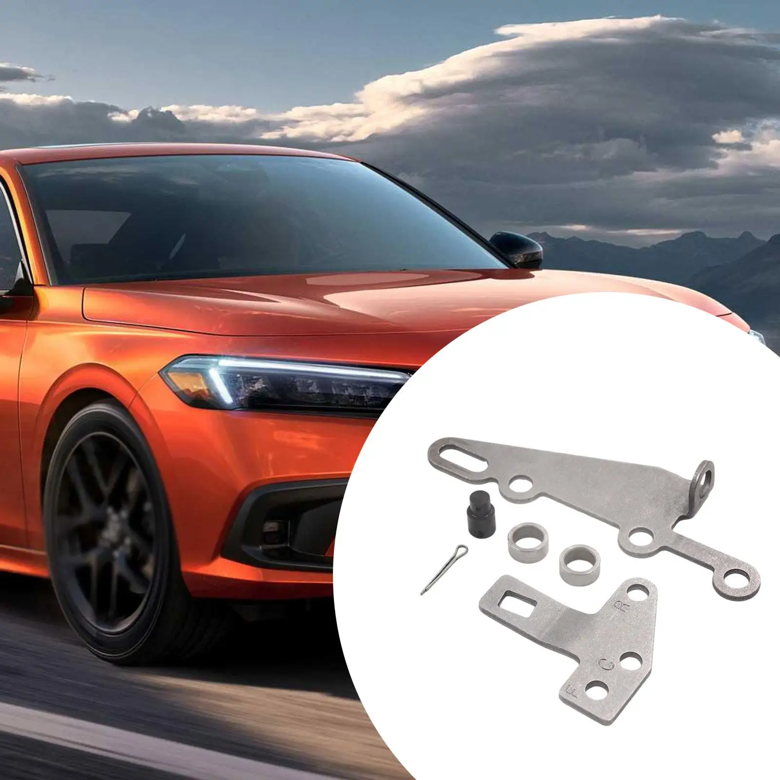 Automatic Transmission Shifter Bracket and Lever Kit Complete Replacement Set for GM Turbo TH400 TH350 TH250 200-4R 700R4 4L60 view 6