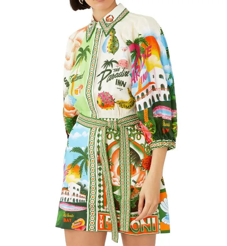 Women Midi Dress Floral Printed Bohemian Long Butterfly Sleeves Tunic Skirt 3xl 2xl xl