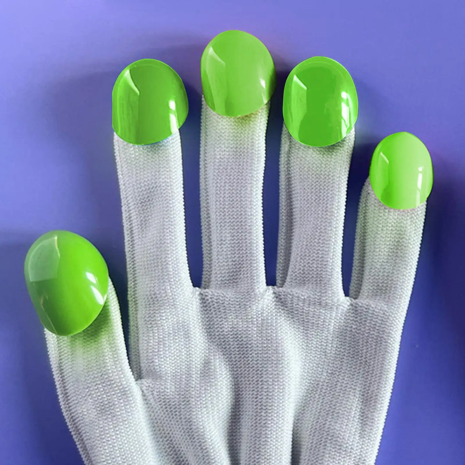 

Ice Skating Finger Caps Plastic Guard Half Finger Covers Sports Accessory for Skating Protection Training