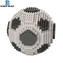 KNEW BUILT Football Model Mini Building Blocks Classical Decoration Kids Assemble Toys Soccer Funs' Gift Bricks