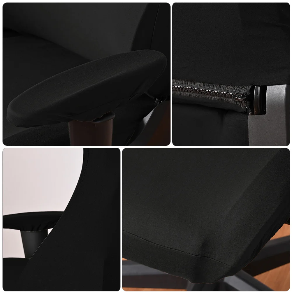 

Gaming Chair Cover Set Stretch Slipcover Armrest Cover for Computer Room Office Net Bar Easy Fit Protector Chair Protector