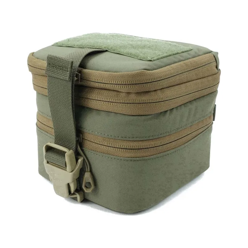 Imagem -05 - Bolsa Expansível Nvg Acolchoada Tática Bolsa de Proteção para Capacete de Visão Noturna Cqb P124