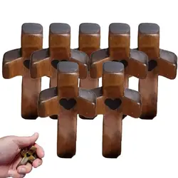 Cross My Heart Fingertip Stress Relief Toy Cross Toys Emotional Support Relieve Stress and Reduce Anxiety Encouragement Gift