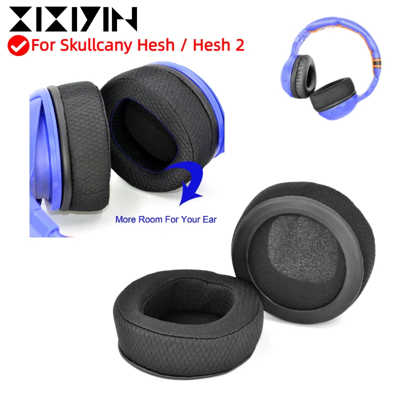 

XIXIYIN Replacement Earpads For Skullcany Hesh / hesh 2 Headphones Softer Protein Leather Earpads High Quality Earpads