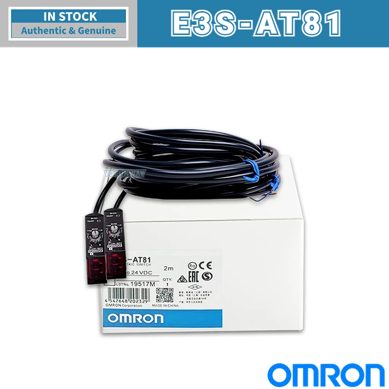 Omron original interruptor fotoelétrico sensor E3S-AT série novo autêntico microsensor at11 at31 41 at21 at16 at36 at61 at71 at91