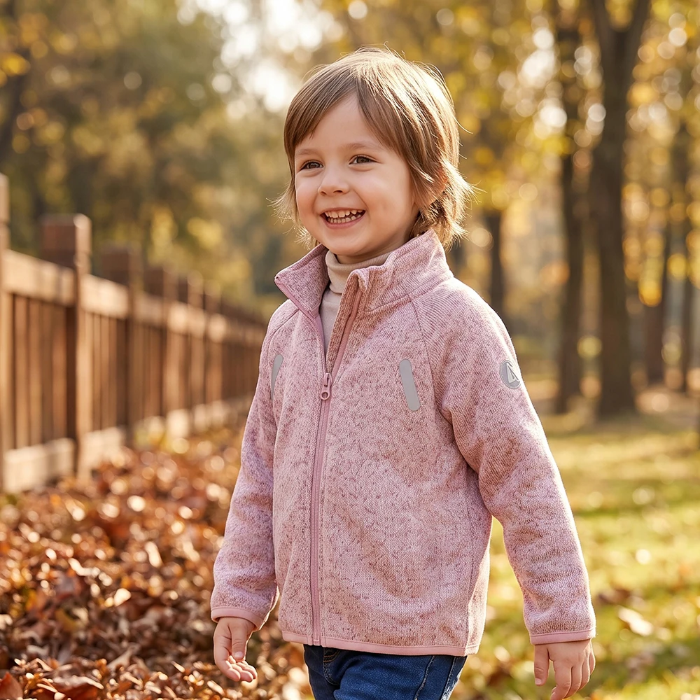 MILANCEL Jacket for Girls 1-12T Autumn Kids' Outerwear and Coats Fleece Padded Children's Jacket Children's Boy's Clothing