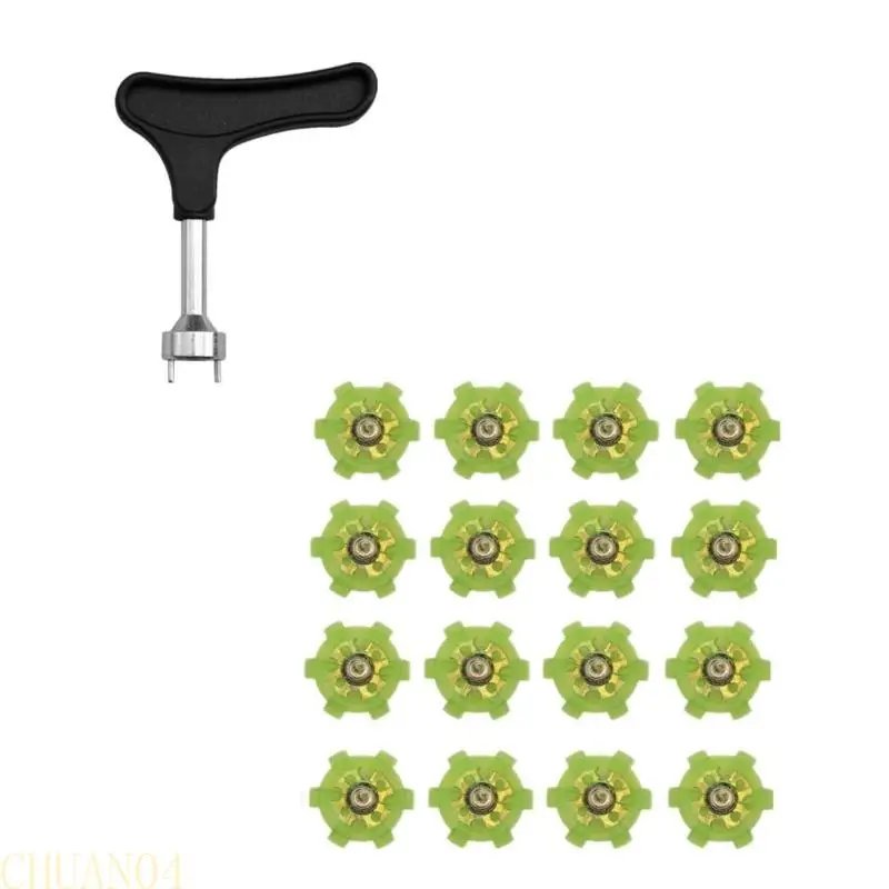 A1A2 16 Cái Xoay nhanh Xoay vít đinh tán Nonslip Golf Pin Dễ dàng cài đặt