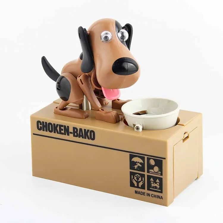 Cute Eat Money Dog Toy for Kids, Cartoon Money Bank, Electric Steal, Training Toy, Money Saving Concept, Presentes engraçados