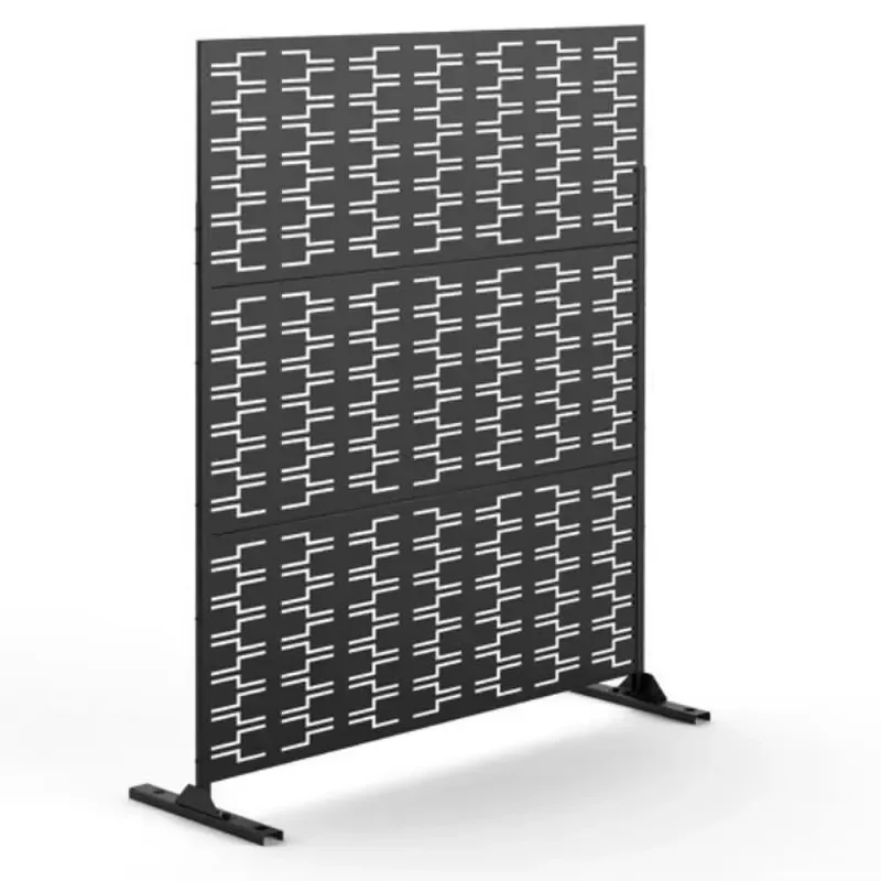 Wholesale Cheap 6 Feet Decorative Aluminum Fence Panels Outdoor Modern Design with 3D Modeling Service Eco-Friendly &