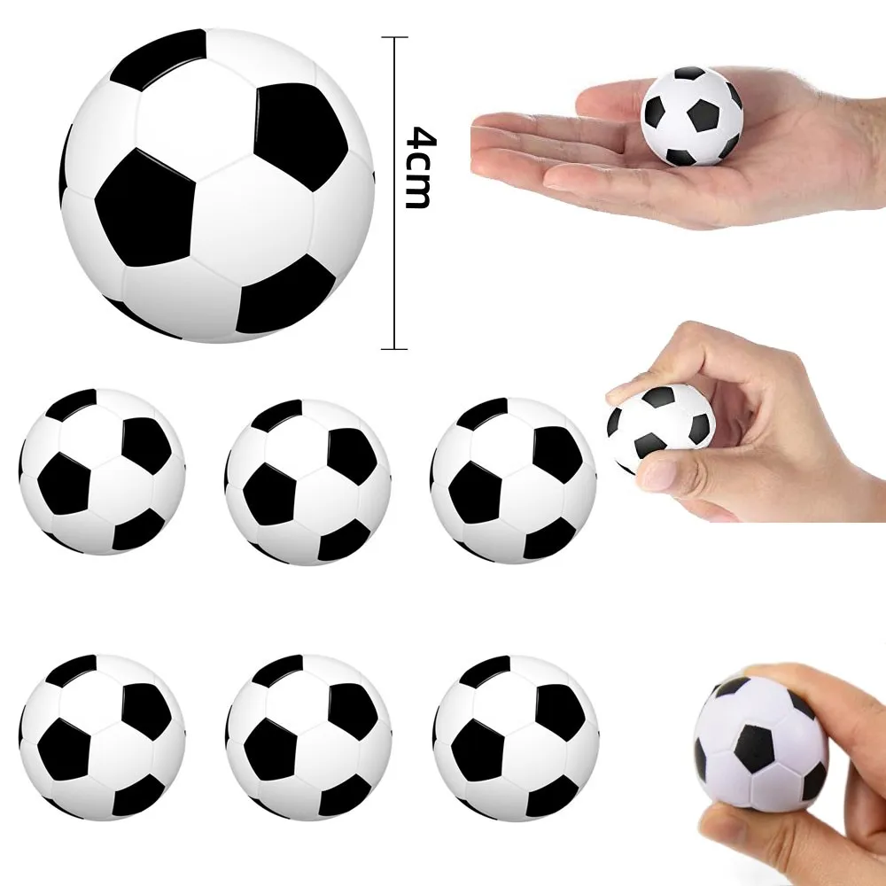 6-24Pcs 4CM sponge pressure soccer toy PU pressure ball parent-child interactive toy board game accessories toy kid sensory toys