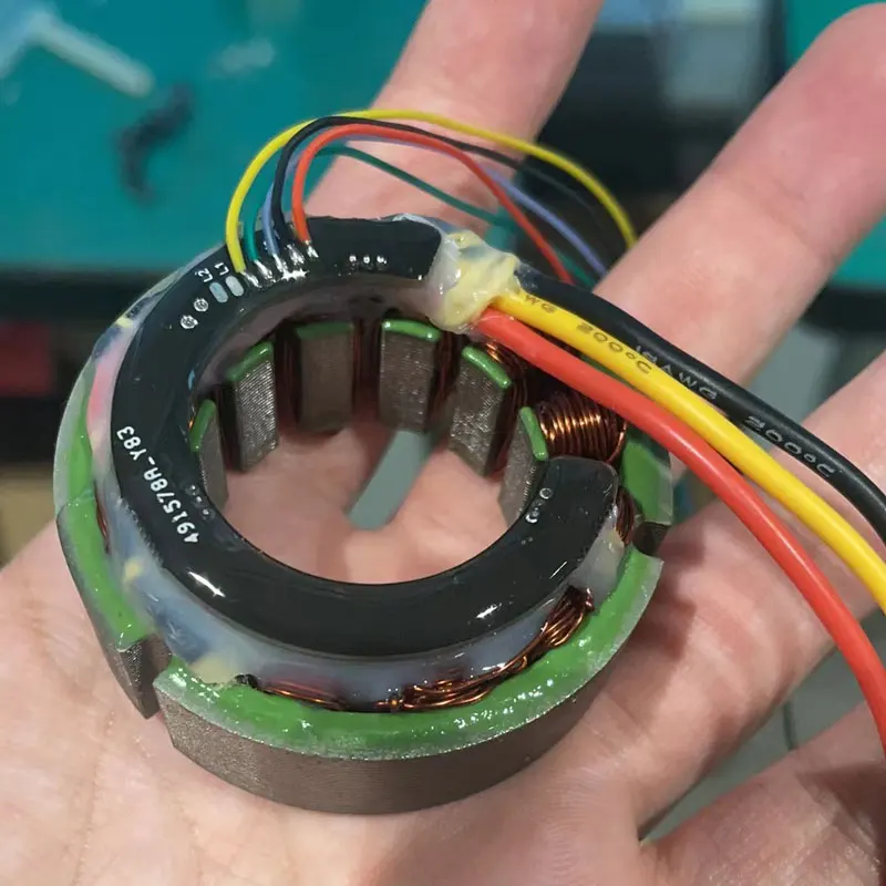 CubeMars RI115-PH KV40 Frameless Torque Motor: 16Nm Peak, 48V High-Density Actuator for Humanoids & Exoskeletons | Potted Design