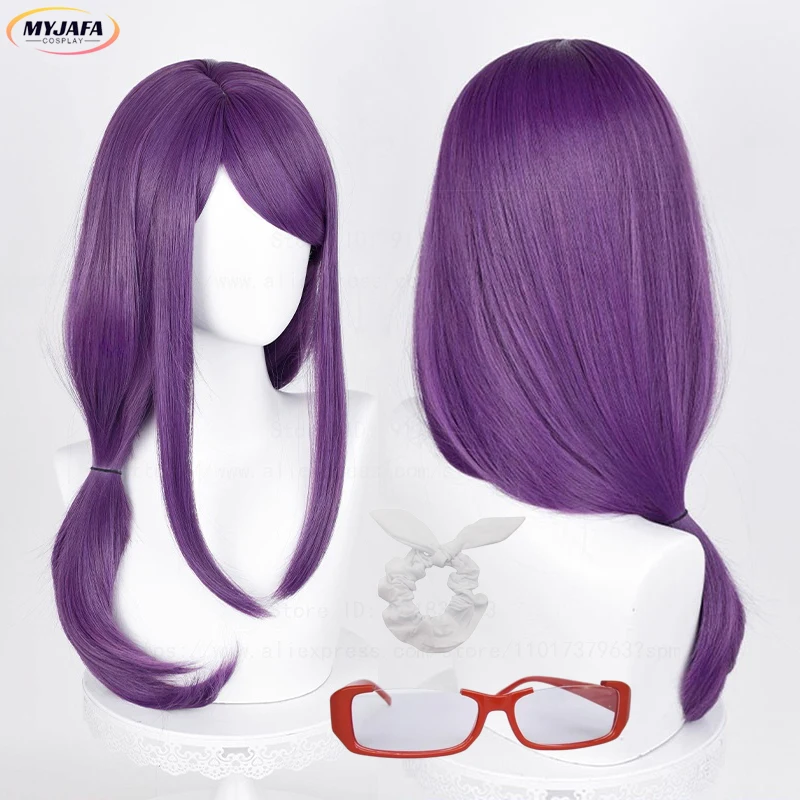 عالية الجودة Kamishiro Rize شعر مستعار تأثيري 70 سنتيمتر الأرجواني فروة الرأس مقاومة للحرارة الاصطناعية الشعر أنيمي تأثيري الباروكات + غطاء شعر مستعار