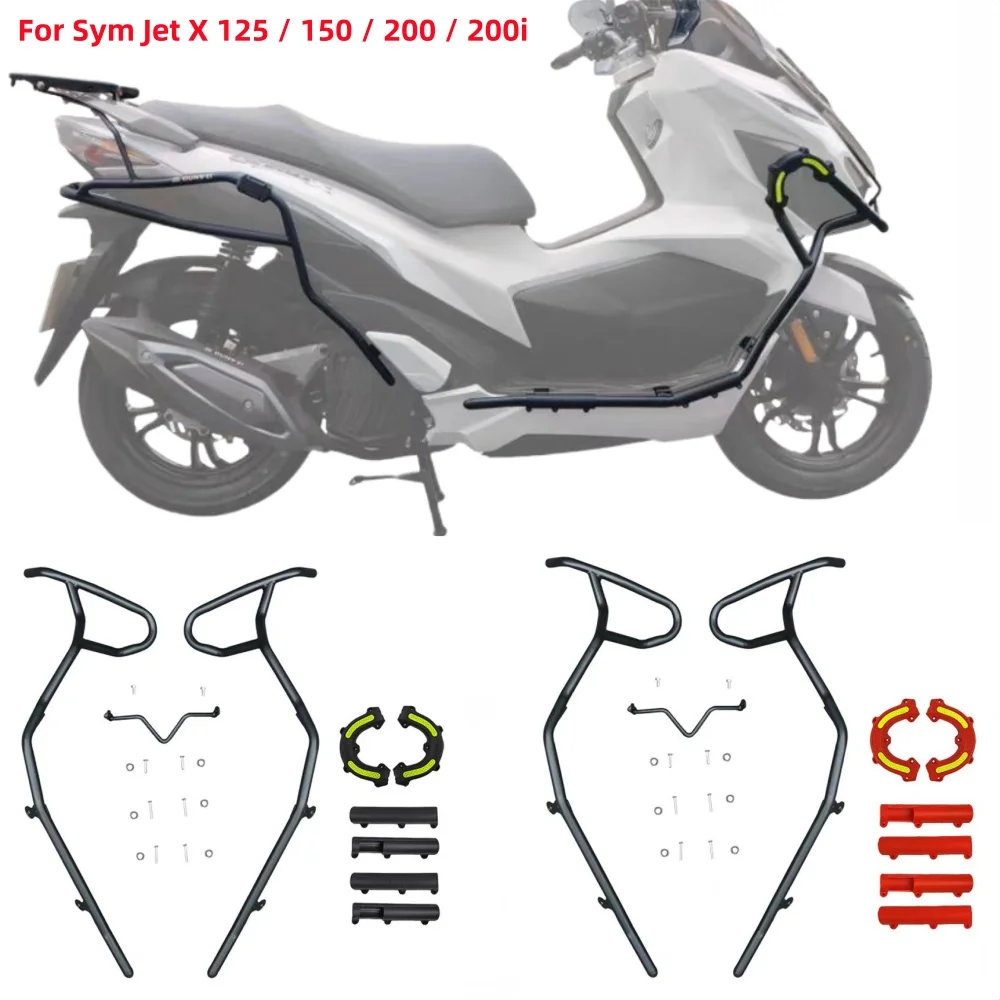 Barre de protection moteur pour moto, protection de pare-chocs, Sym Jet X 125, 150, 200, 200i, nouveau