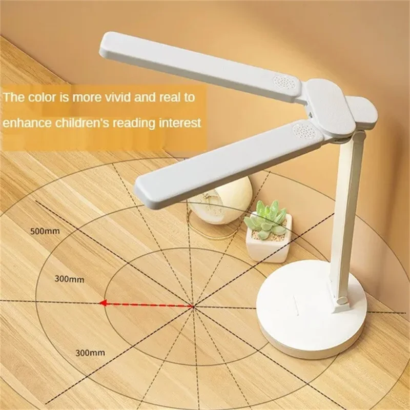 Enerji Tasarruflu USB Çift Lamba Kapağı Led Katlanabilir Okuma Lambası çocuk Cep Telefonu Braketi Masası çalışma ışığı Yatak Odası Masa