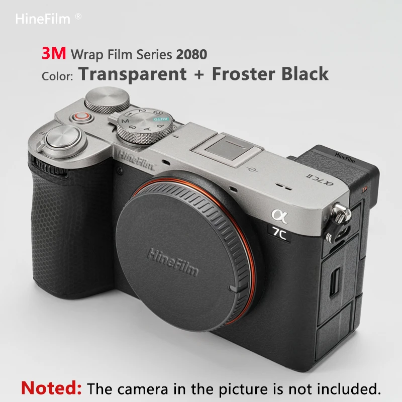 Hinefilm Skin for A7CII A7CR Camera Transparent Sticker A7C2 Clear Camera Skin For Sony A7C II A7CR Wrap Cover A7CM2 Sticker - Image 3