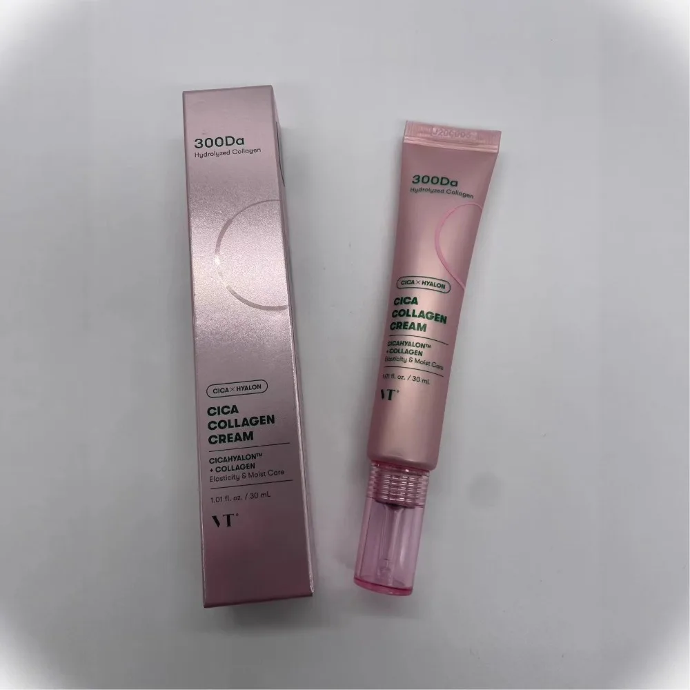 Crema de colágeno Vidi VT coreana, 30ml, ilumina, hidrata, cerraduras en humedad, calma repara, reduce las líneas finas, pliegues nasolabiales