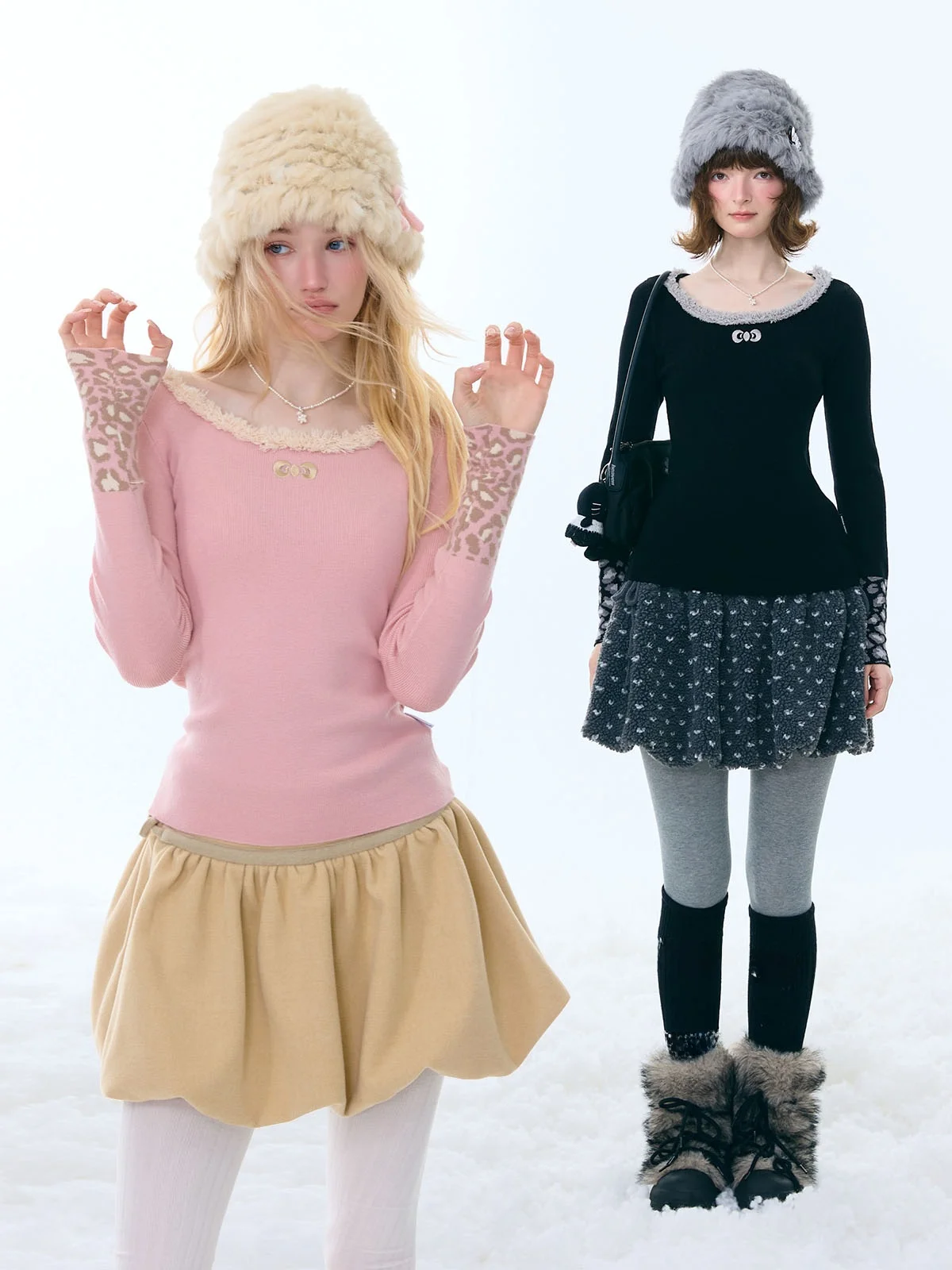 

ZiziFei Женская облегающая футболка с леопардовым принтом Sle Long Sve round Ne Knitted Base irt