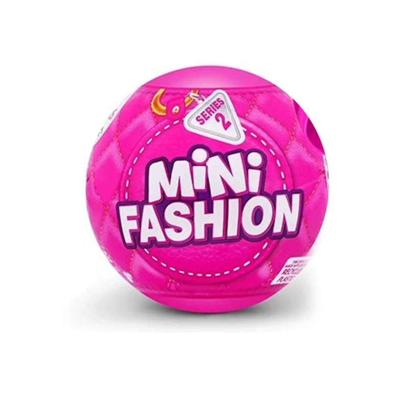 Giocattolo in miniatura originale Zuru Mini marche giocattoli 5 sorpresa Mini marche giocattolo S1/S2 Mystery Blind Box Fashion Bag scarpe Ball Girl