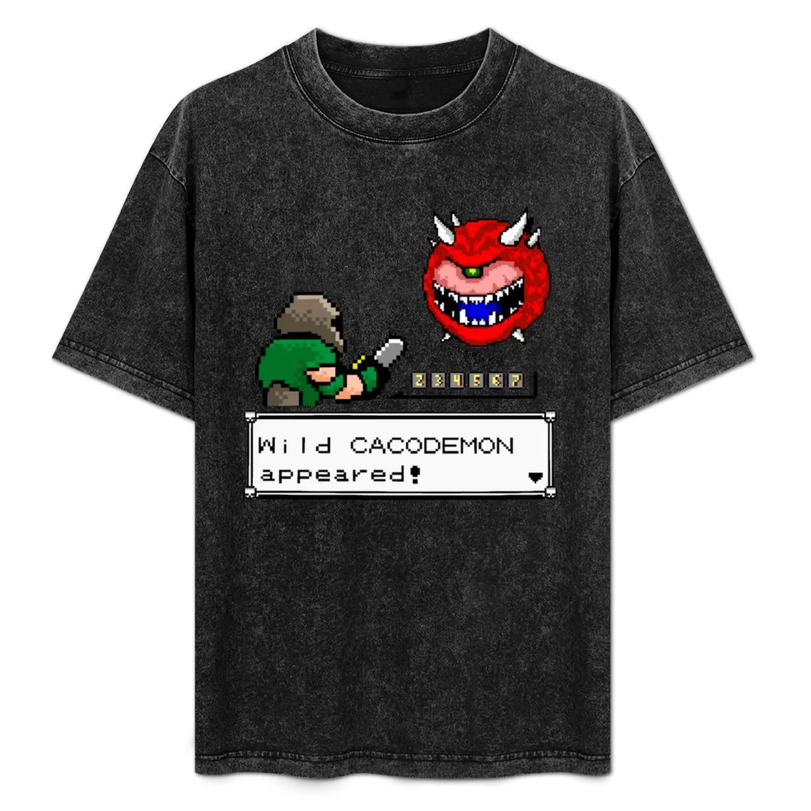 

Wild Cacodemon Color T-Shirt Fashion Casual Short Sleeve Top