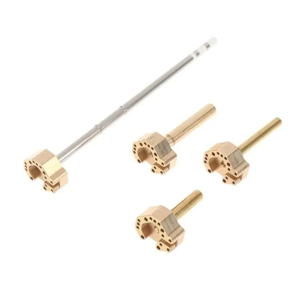 1 Set T12/JBC245/936/203/200 Joystick Disassembly Tool Heating Core Brass Soldering Iron Tip for Xbox PS4 PS5 Switch Pro