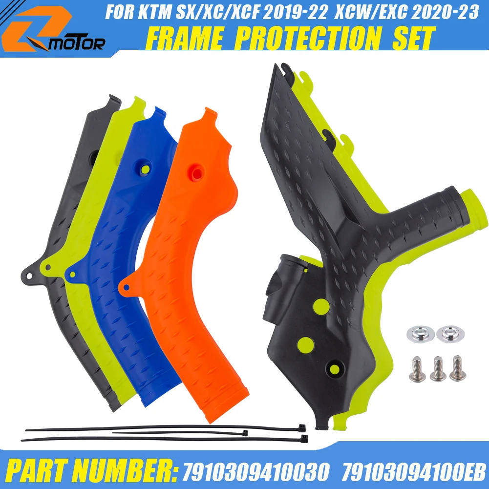 Motorcycle Frame Guard Protector For KTM SX SXF XC XCF XCW EXC TPI EXCF Six Days SMR 125 150 250 300 350 450 500 2019-2022 2023