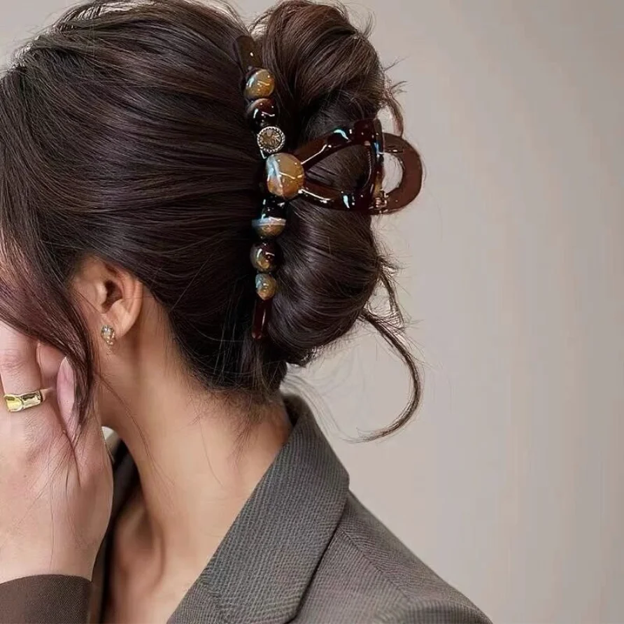 

Элегантный жемчуг, большой крестик, коготь для волос для женщин и девочек, милое украшение для волос, зажим для волос, заколка для волос, модные аксессуары для волос