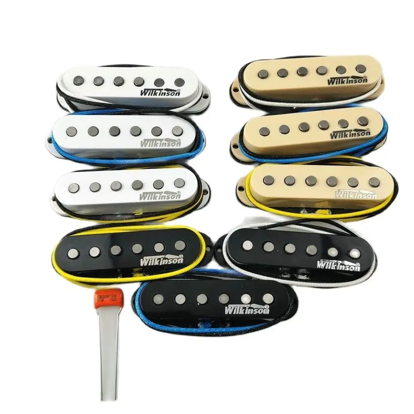 

Guitar Parts Orange 473 100 capacitor and Wilkinson WVS Ainico5 Single coil 60's style Electric Guitar Pickups