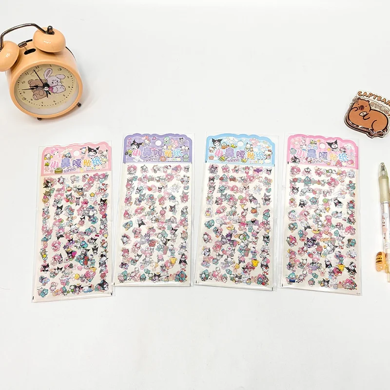 

20/40 упаковок Sanrio Kuromi Melody Cinnamoroll наклейки милый скрапбукинг DIY дневник декоративная уплотнительная наклейка альбом наклейка этикетка