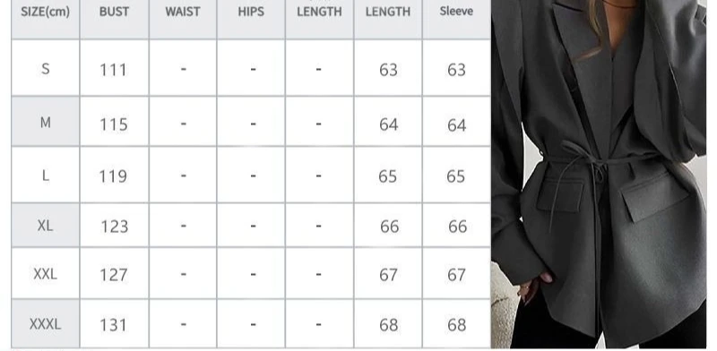 Women's Suit Jacket 2025 Spring and Autumn Women's Clothing Elegant Commuting Style Waist-cinching Tie and Padded Shoulders