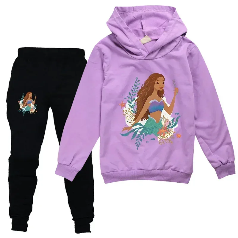 

Spring Autumn Boys Girls Casual Fashion Printed Pullover Long Sleeve Hoodie Tops + Pants Tracksuit 4-14 Years Children's Clothin