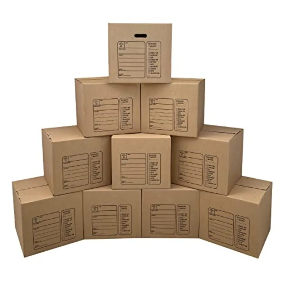 

Premium Medium Moving Boxes 18x18x16" Cardboard Box Pack of 10