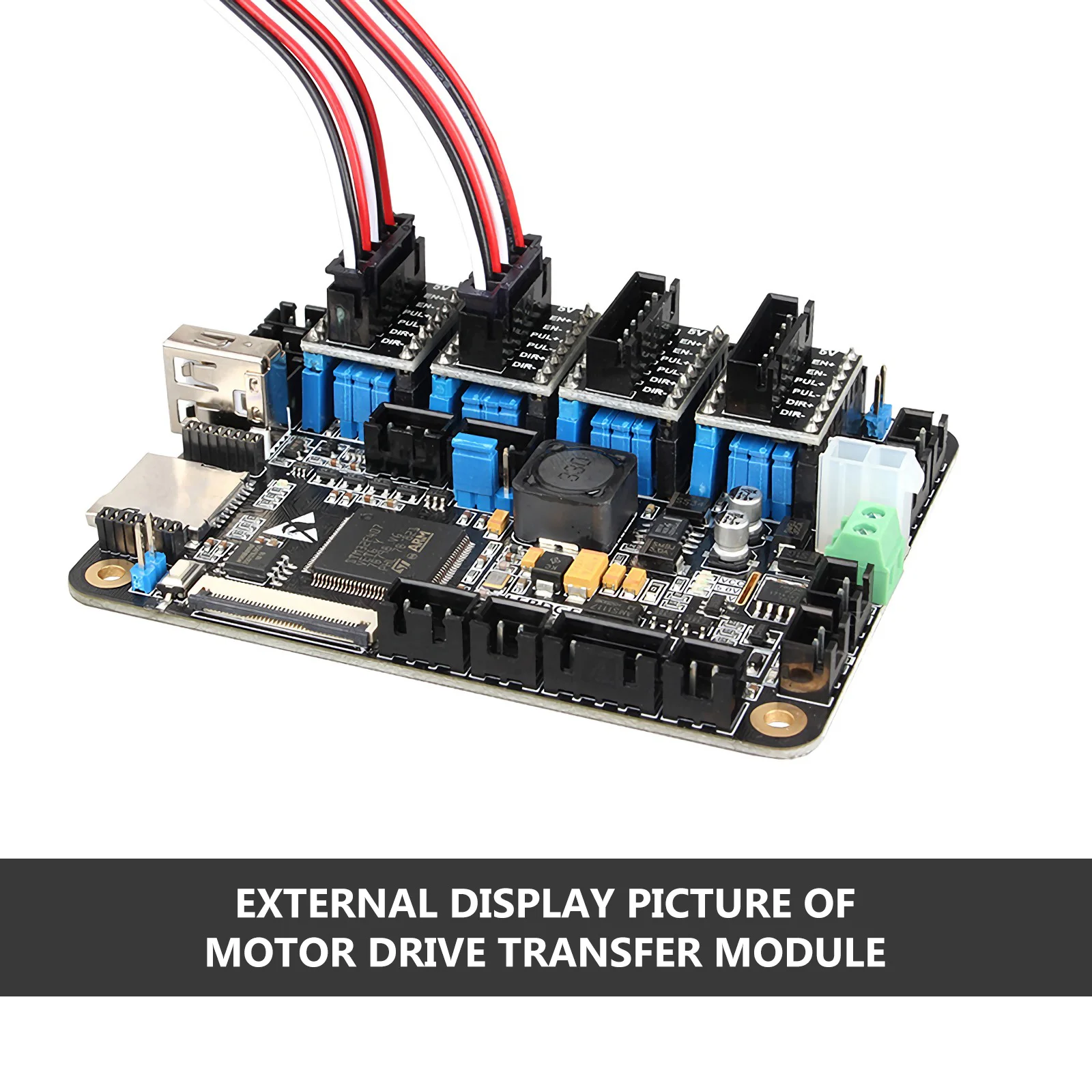 

Внешний модуль переключения высокой мощности, черный совместимый адаптер для 3D-принтера Lerdge, аксессуар для 3D-принтера, плата драйвера питания