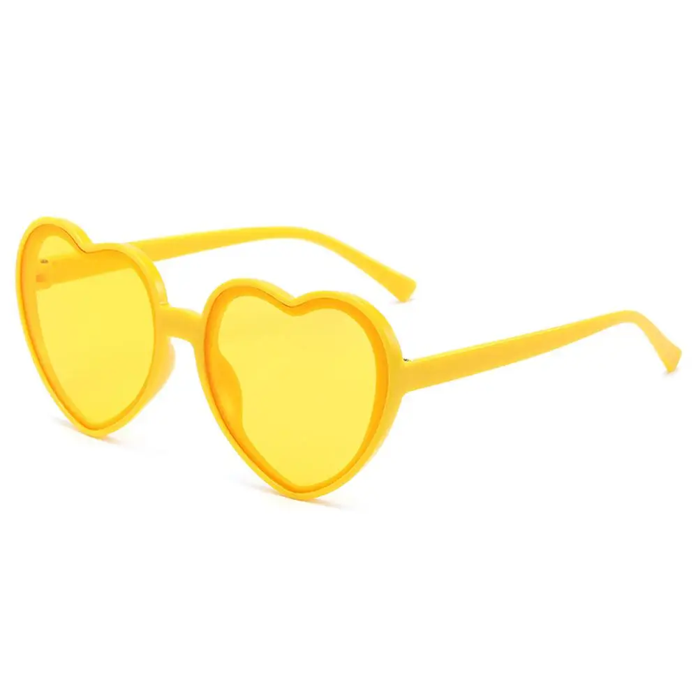 Cute UV400 Protection Heart-Shaped Sunglasses Halloween Cosplay Party Glasses Summer Heart Sunglasses for Women