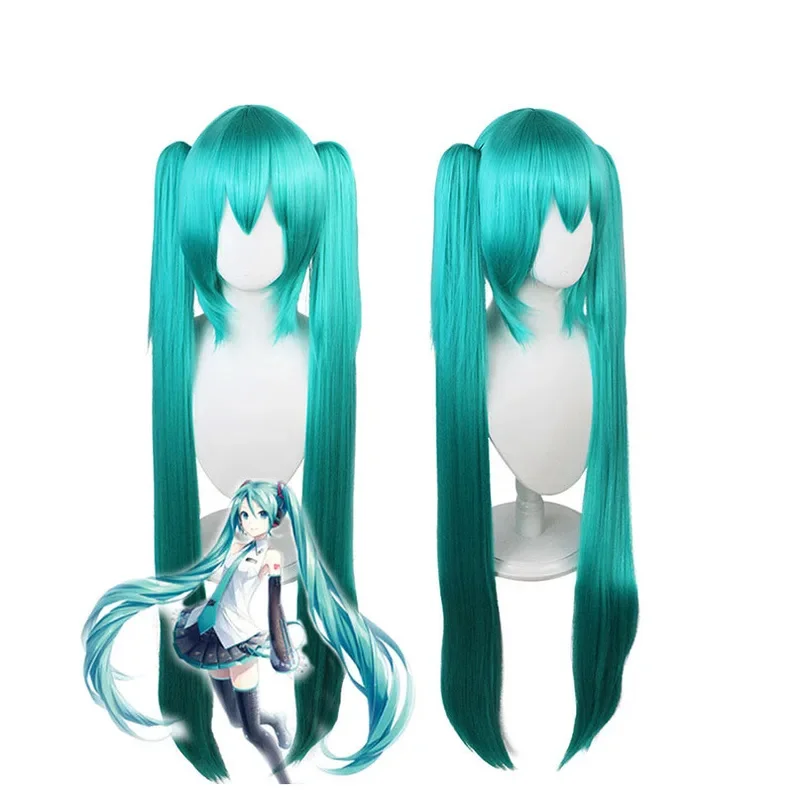 Originele VOCALOID Miku Stylist 16e Cosplay Kostuum Pruik Anime Zwarte Lak Formule Uniform Halloween Carnaval Nacht Feestjurk