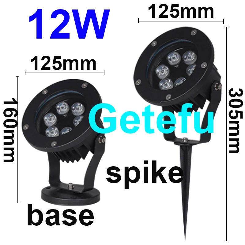 LED-Außenscheinwerfer DC12V AC220V110V Flutlicht Garten Landschaft Wandwaschbeleuchtung IP67 tarennt Baumgräser Hinterhof Rasenlampe – Detail 13