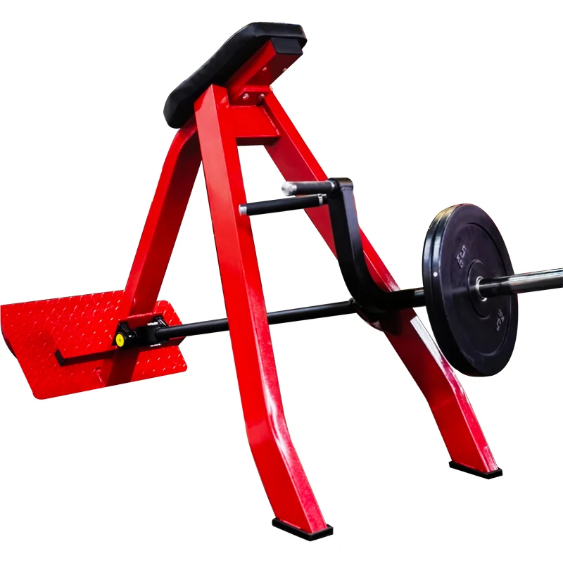 Rowing machine Horizontal pull back diagonal pull bar T-bar Lean over and pull hard Combined force Fitness equipment Exercise