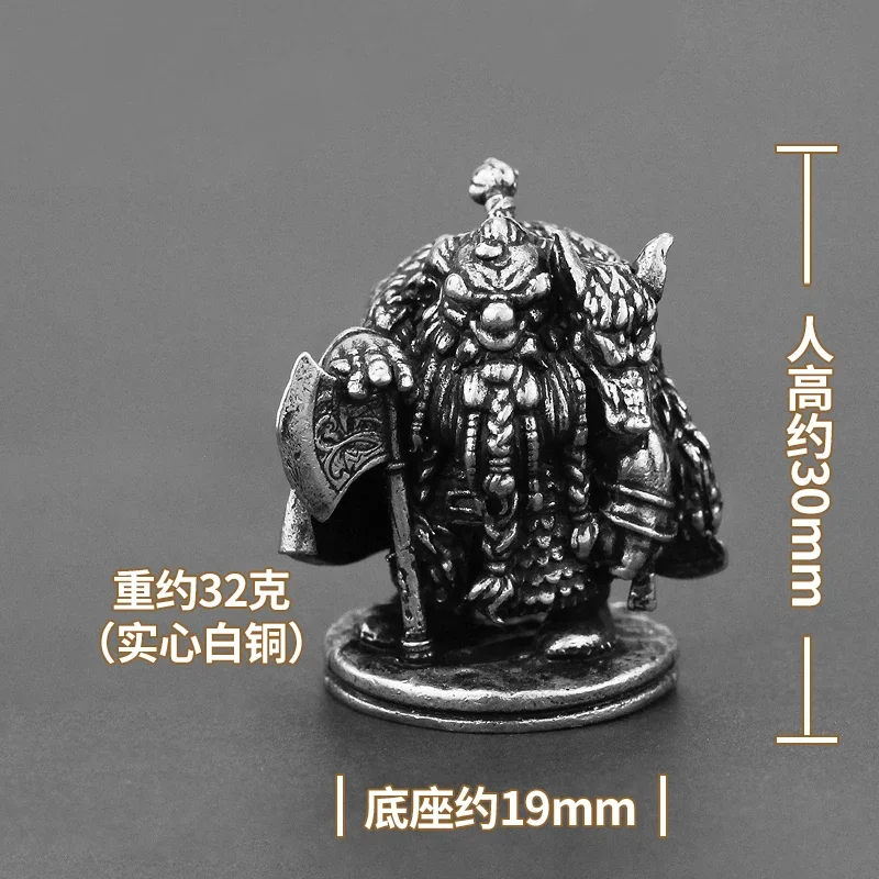 Miniatury biała miedź karzeł legion żołnierze figurki Model figurki zabawki chłopcy Cartoon metalowa lalka ozdoba akcesoria