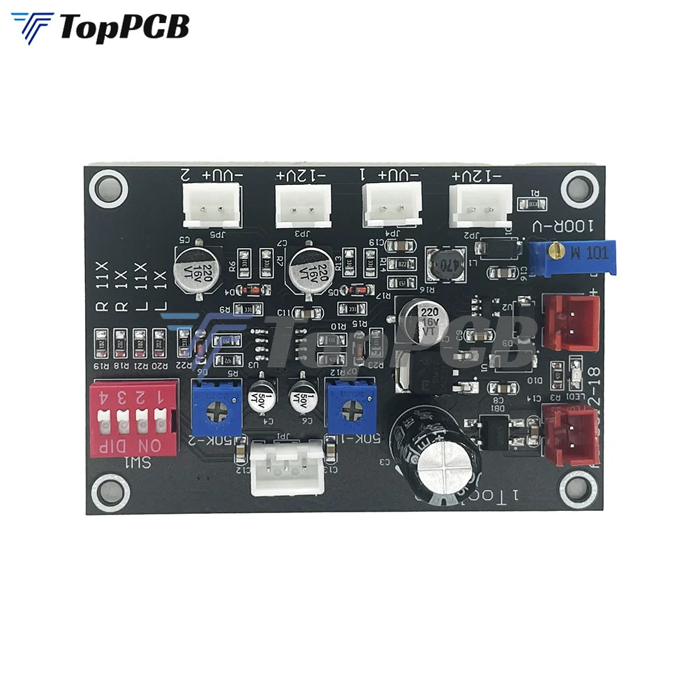 Imagem -03 - High-precision Power Amplifier Stereo Module Instrumento Driver Board ac Adequado para 12v18v vu