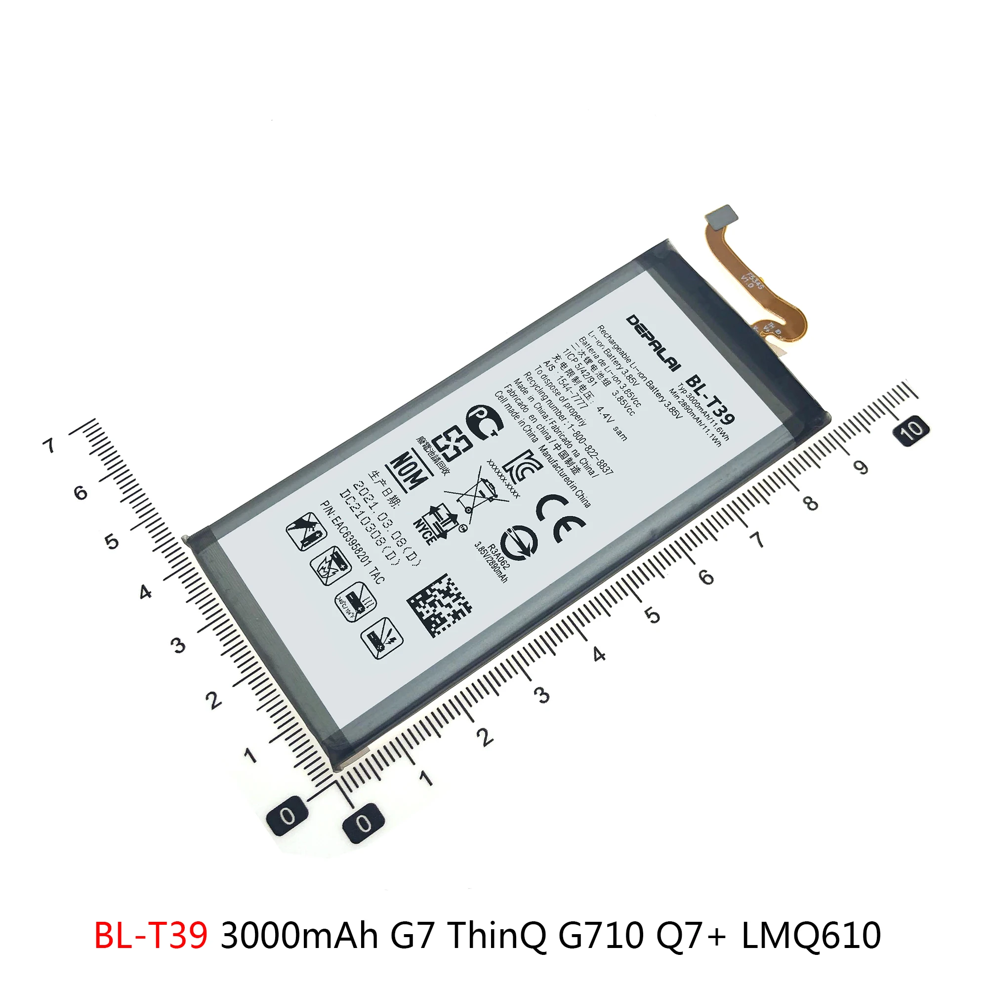 BL-T33 BL-T37 BL-T39 Battery For LG Q6 M700 Q Stylo4 Q710 G7 ThinQ G710 Q7+ LMQ610 phone Batteries