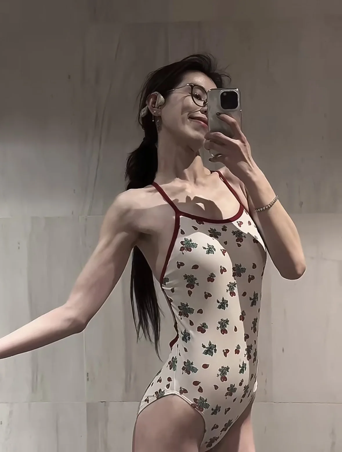 Traje de baño de una pieza para mujer, estampado dulce, Bal, adelgazante, cubierta de barriga, aguas termales, traje de baño cetitivo, busto fijo