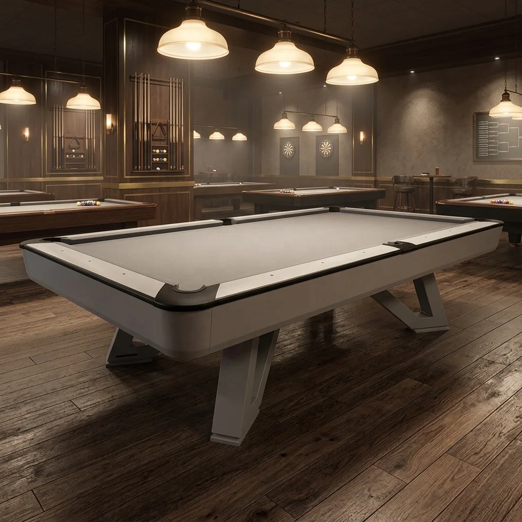 Professional 9 Ball Pool Table for Home and Club Use Environment-Friendly Snooker & Billiard Table with Ball Return System