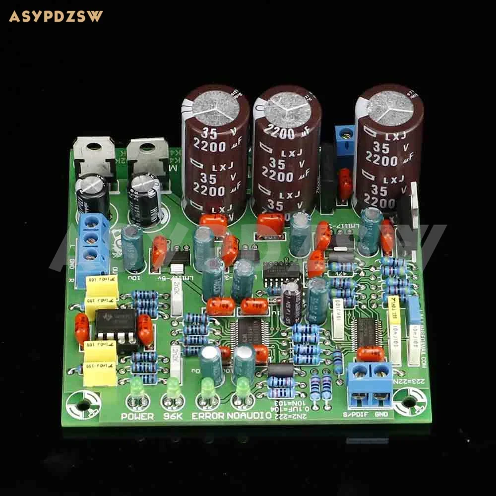 24 BIT 192K HZ DAC CS8416+AK4396+NE5532P SPDIF To audio output DAC DIY Kit/Finished board