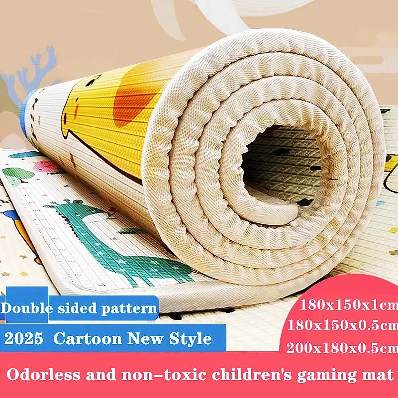 

2025 New Style Thick Baby Crawling Play Mats Environmentally Friendly Folding Mat Carpet Play Mat for Children's Safety Rug Gift