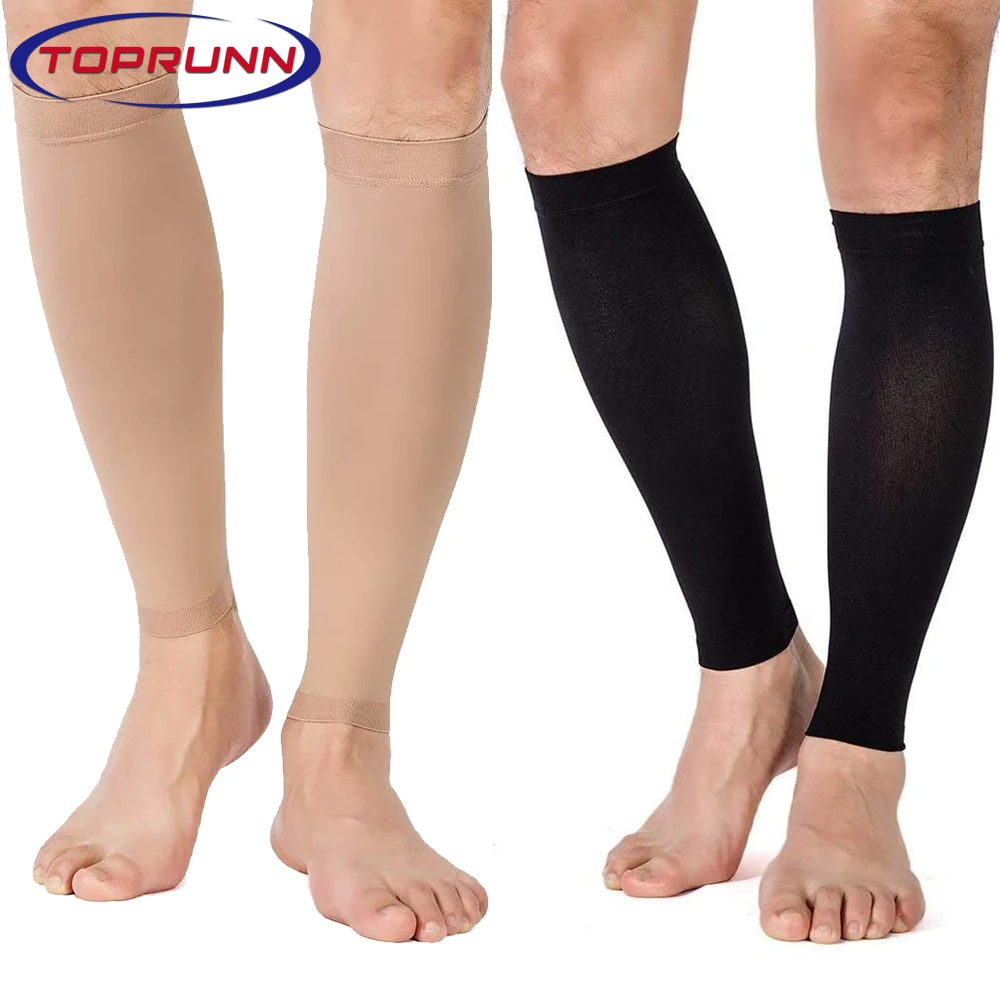 

Women's Footless Compression Socks (20-30mmHg) 1 Pairs Calf Compression Sleeve for Swelling,Shin Splint, Varicose Veins