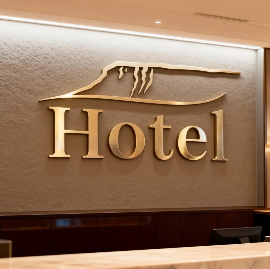 Custom 2D Metal Signs Non Illuminated Signboard for Dental Shop Cafe Bar Hotel Advertising Led Business Signs Letter Signs